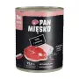 PAN MIĘSKO Comida para cachorros pavo con carne de vacuno, comida húmeda 800g – Comida completa y equilibrada, sin cereales, en lata para cachorros de todas las razas