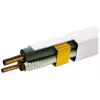 IVENSIS IPDT60 Canaleta de instalación blanca 60x40 mm 2 m PVC