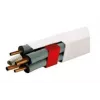 IVENSIS IPDT80 Canaleta de PVC blanca 80x60 mm 2 m
