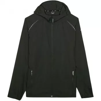 4F Chaqueta técnica para hombre M553 antracita - Repelente al agua, transpirable, capucha ajustable