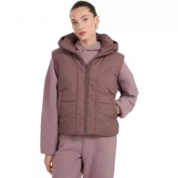 Chaqueta acolchada 4F mujer marrón oscuro F299 talla M