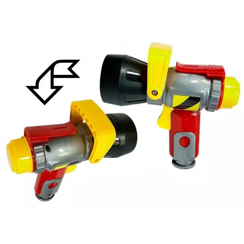 LEAN TOYS Set de bombero casco extintor hacha máscara palanca