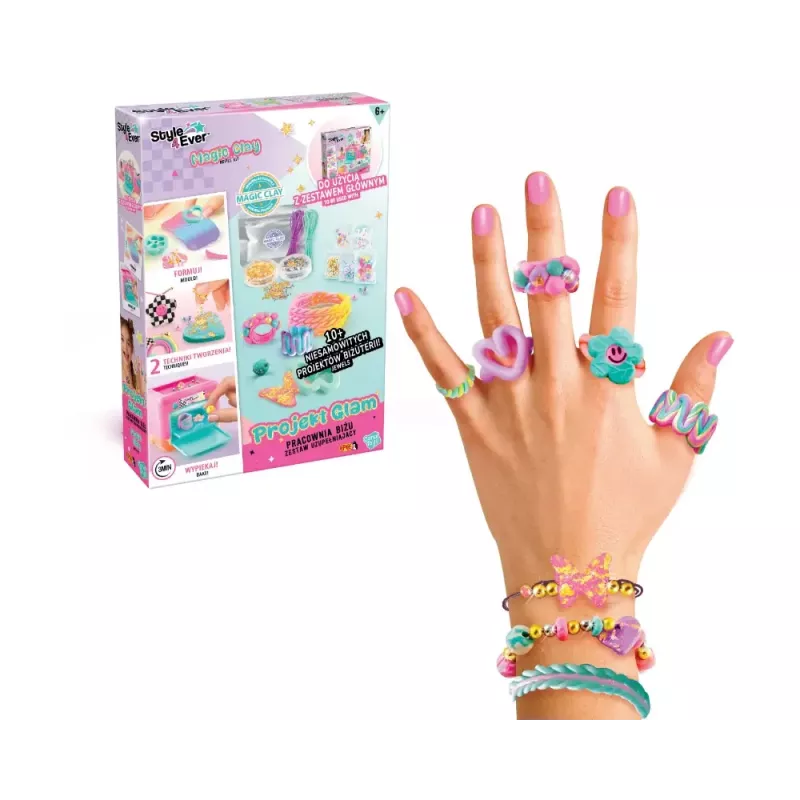 EPEE Proyecto Glam estudio de joyería set de ampliación – Más de 100 abalorios, colgantes y accesorios para crear pulseras y collares, a partir de 6 años