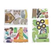 LEAN TOYS Puzzle de construcción 3D bloques DIY dinosaurio taladro desmontable