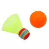 LEAN TOYS Palas de bádminton infantiles animales amarillo rosa