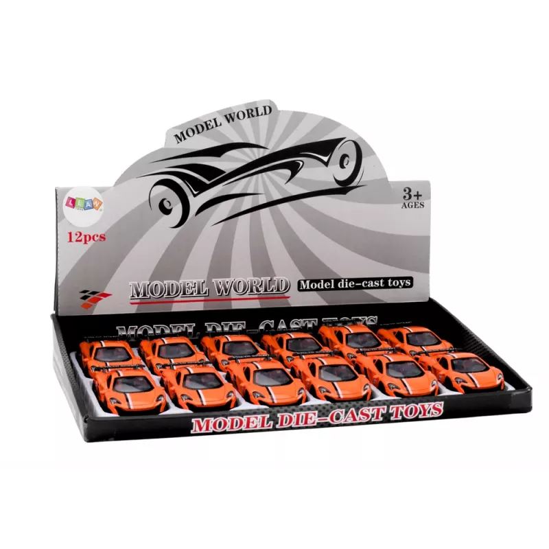 LEAN TOYS Coche deportivo 1:32 Friction Drive naranja