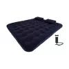 AVENLI XXL Set de colchón de aire inflable 203x183x22 cm Queensize con bomba de pie y kit de reparación