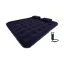 AVENLI XXL Set de colchón de aire inflable 203x183x22 cm Queensize con bomba de pie y kit de reparación