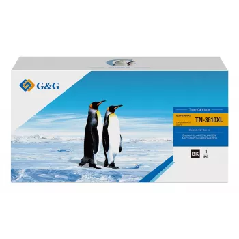 G&G XXL Cartucho de tóner compatible con Brother TN-3610XL