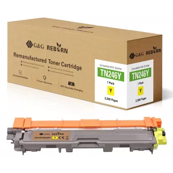 G&G Reborn tóner compatible con Brother TN-246Y