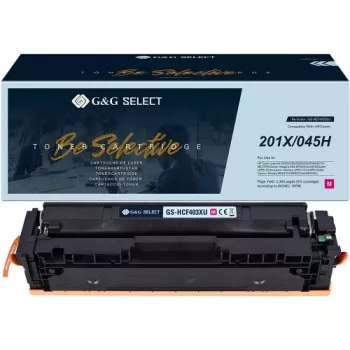 G&G Select tóner XL compatible con HP 201X / Canon 045H