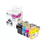 G&G 20588 Set de cartuchos de tinta, sustituye a Brother LC422XLVAL, pack de 4