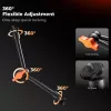 KF Magic Arm Super Clamp set de soporte con rosca de 1/4 de pulgada y 3/8 de pulgada, mordazas de 15-55 mm, zapata en frío ISO