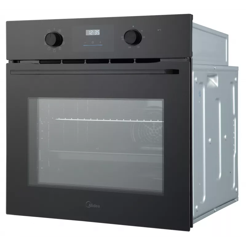 Midea MBO65M80D2-BK horno eléctrico empotrable, 70 l, 3 kW, A, negro