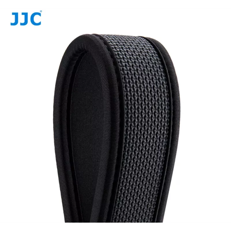 JJC correa de cuello de neopreno para cámara, ajustable, negra