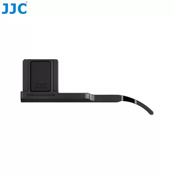 JJC soporte para el pulgar para cámara Fujifilm X-M5 – refuerzo de empuñadura de aleación de aluminio con montaje en zapata de flash, negro