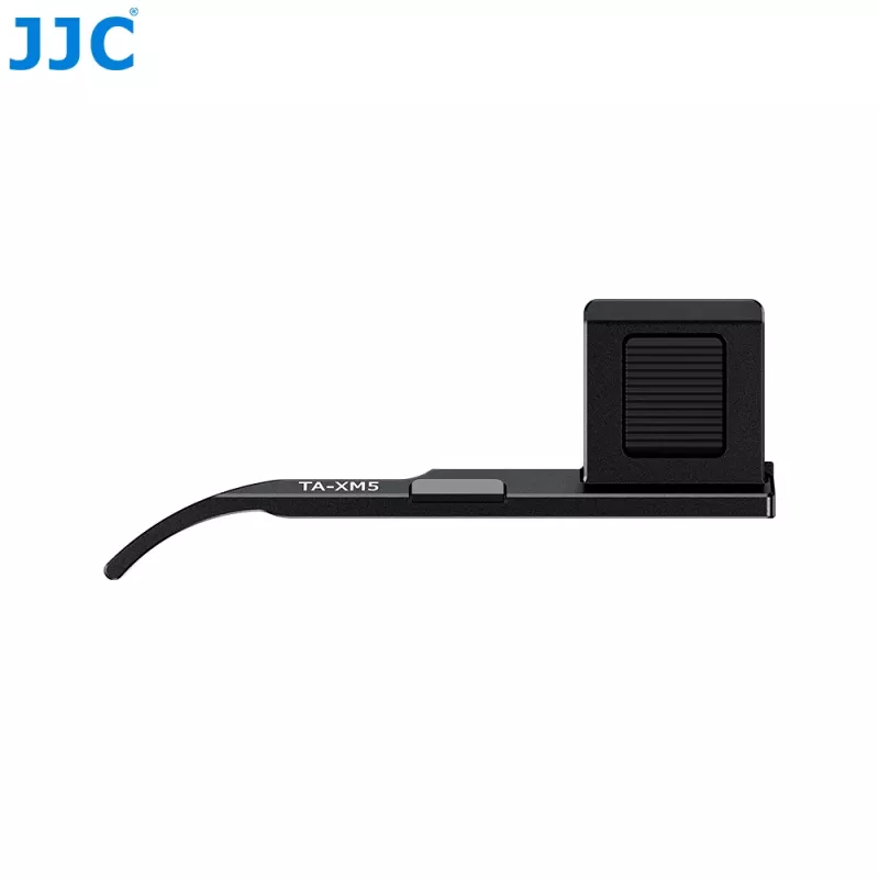 JJC soporte para el pulgar para cámara Fujifilm X-M5 – refuerzo de empuñadura de aleación de aluminio con montaje en zapata de flash, negro