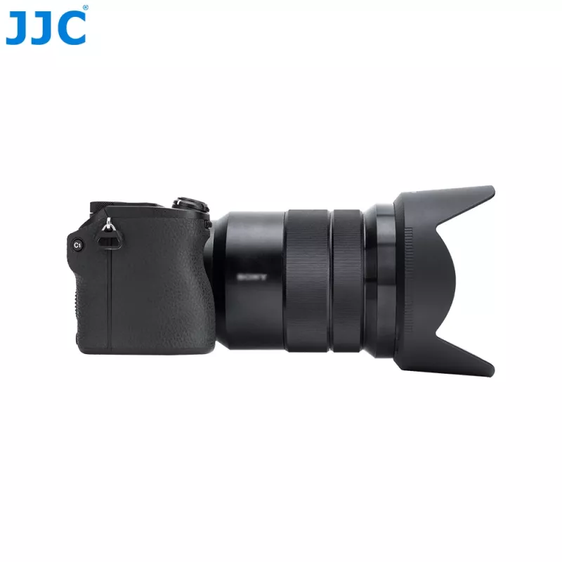 JJC parasol de bayoneta para Sony E PZ 18-105mm F4 G OSS (sustituye ALC-SH128)