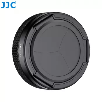 JJC ALC-V1 tapa de objetivo automática para Canon PowerShot V1 - Negra