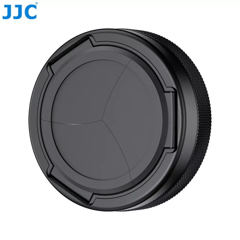 JJC ALC-V1 tapa de objetivo automática para Canon PowerShot V1 - Negra