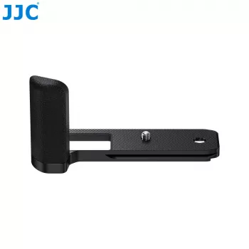 JJC HG-GFX100RF Empuñadura metálica negra para Fujifilm GFX100RF / GFX100S / GFX100 II con placa Arca-Swiss