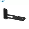 JJC HG-GFX100RF Empuñadura metálica negra para Fujifilm GFX100RF / GFX100S / GFX100 II con placa Arca-Swiss