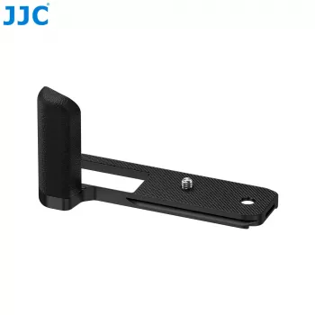 JJC HG-GFX100RF Empuñadura metálica negra para Fujifilm GFX100RF / GFX100S / GFX100 II con placa Arca-Swiss