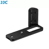 JJC HG-GFX100RF Empuñadura metálica negra para Fujifilm GFX100RF / GFX100S / GFX100 II con placa Arca-Swiss