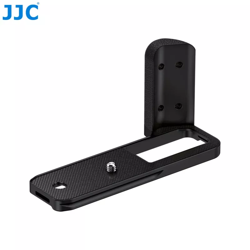 JJC HG-GFX100RF Empuñadura metálica negra para Fujifilm GFX100RF / GFX100S / GFX100 II con placa Arca-Swiss