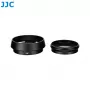 JJC LH-JXHALF Parasol con anillo adaptador de filtro de 37 mm para Fujifilm X Half, Negro