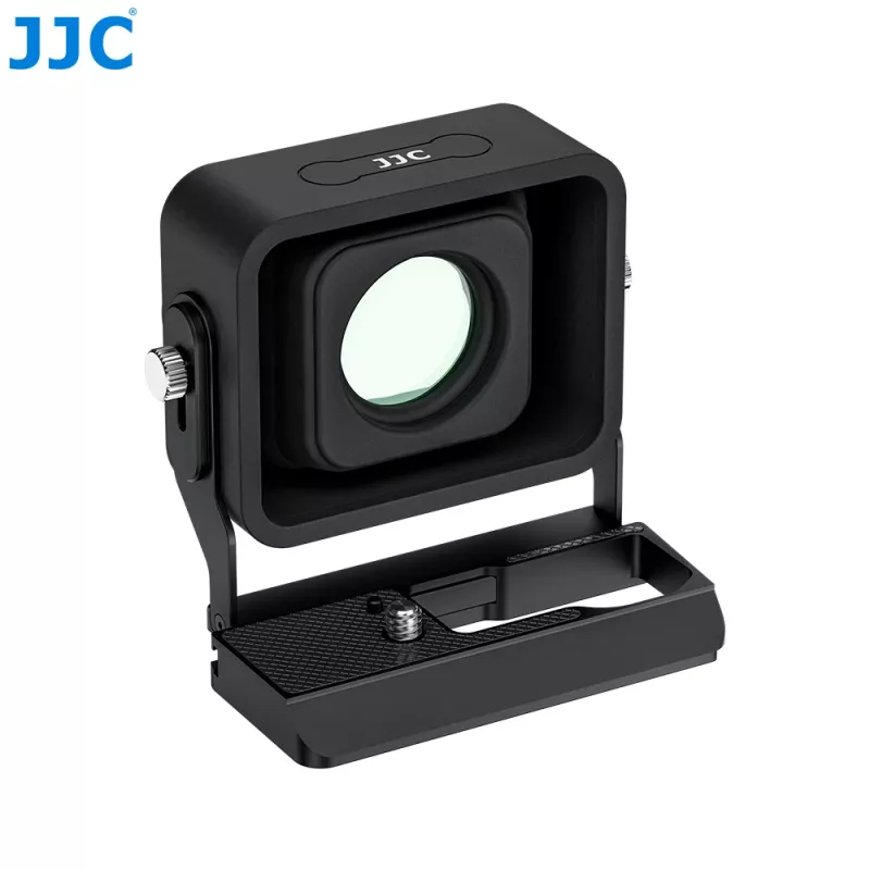 JJC LVF-BF Lupa LCD de visor 3x para Sigma fp / fp L con placa de liberación rápida Arca-Swiss y compatibilidad con Peak Design Capture Clip V3 (Negro)