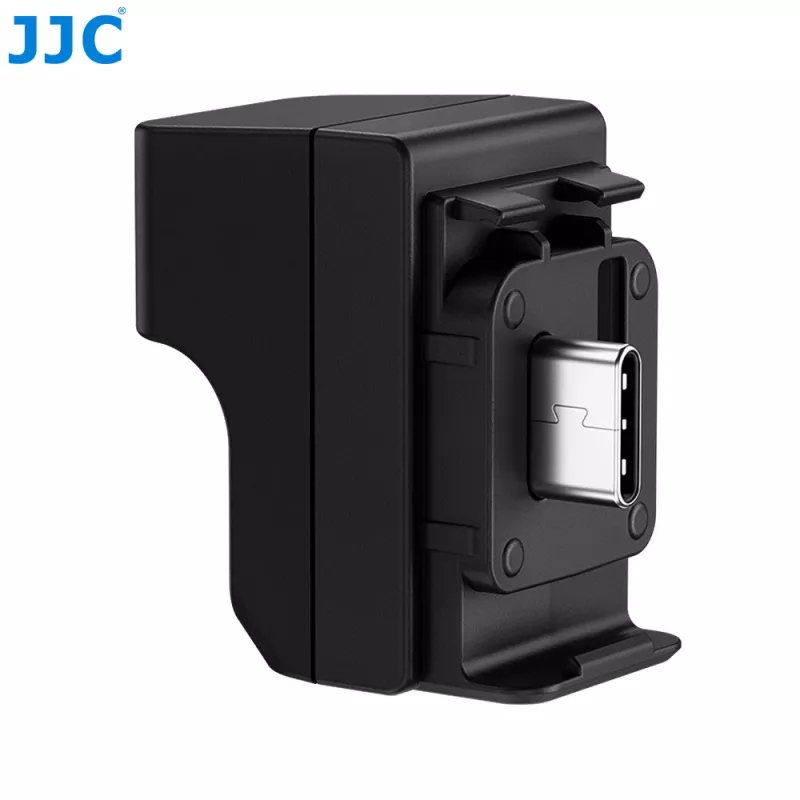 JJC Adaptador de audio para Insta360 Ace Pro 2 a micrófono de 3,5 mm + cargador / AD-ACEP2