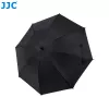 JJC Paraguas para cámara con soporte Super-Clamp, apertura de mordaza de 63 mm, rosca de 1/4 inch y 3/8 inch, Negro