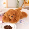 LEAN TOYS Peluche de perro cocker spaniel con patas lastradas marrón 30 cm