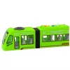 LEAN TOYS Tranvía City Metro con puertas, luz y sonido, Verde 1:16