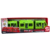 LEAN TOYS Tranvía City Metro con puertas, luz y sonido, Verde 1:16