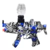 LEAN TOYS Bláster eléctrico de bolas de gel graffiti blanco azul