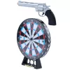 LEAN TOYS Set de pistolas revólver láser con juego de tiro con dianas, luces y sonidos