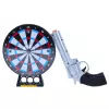 LEAN TOYS Set de pistolas revólver láser con juego de tiro con dianas, luces y sonidos