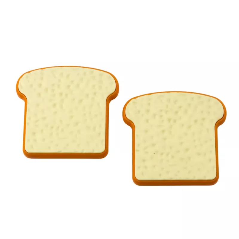LEAN TOYS Tostadora de cocina infantil con pan emergente, juguete de madera azul