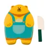 LEAN TOYS Set de corte de frutas con tabla y cuchillo, accesorio educativo para niños