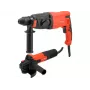 YATO 900W martillo perforador SDS+ y amoladora angular 125mm 750W set combinado