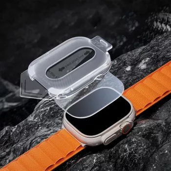 Tech-Protect Easy Set+ Protector de pantalla para Apple Watch Ultra 1/2/3 (49 mm), pack de 2