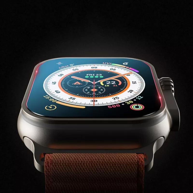 Tech-Protect Easy Set+ Protector de pantalla para Apple Watch Ultra 1/2/3 (49 mm), pack de 2