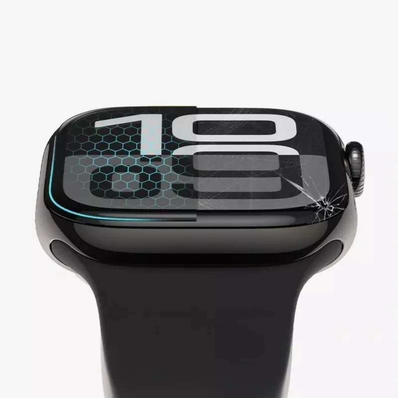 Tech-Protect Glass Flex+ Protector de pantalla para Apple Watch 10/11 (46 mm) pack de 2 Negro