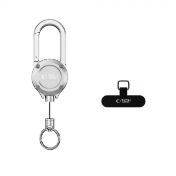 TECH-PROTECT ATH02 Urbanloop Soporte antirrobo para AirTag Plata
