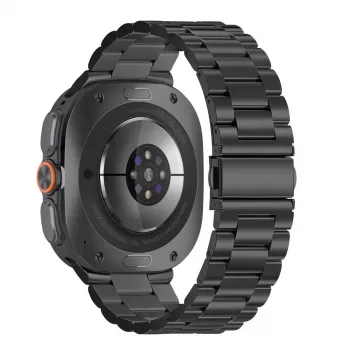TECH-PROTECT Correa de acero inoxidable para Samsung Galaxy Watch Ultra 1/2 47 mm Negro