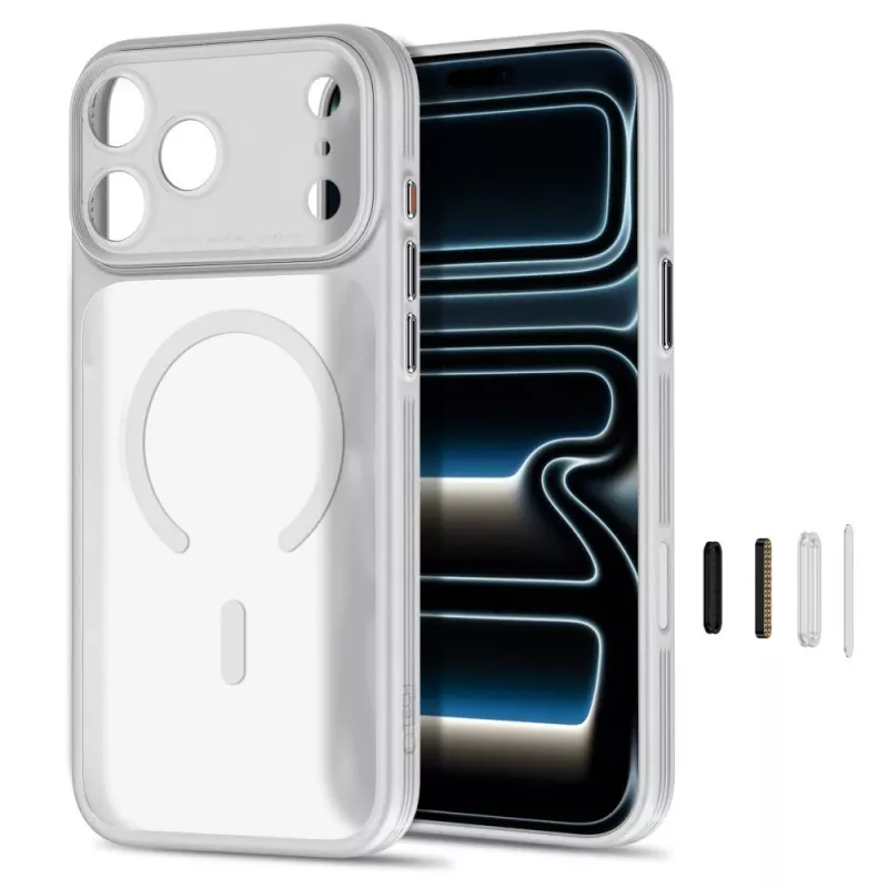 TECH-PROTECT MagPrime Funda MagSafe para iPhone 17 Pro Max / 18 Pro Max, Gris mate