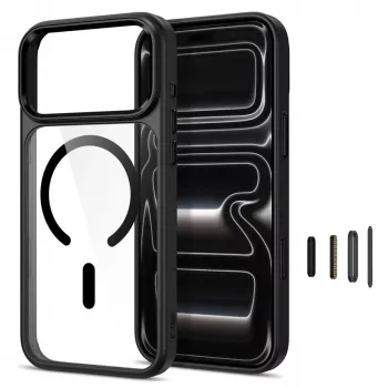 Tech-Protect Magmat Funda MagSafe para iPhone 17 Pro / 18 Pro Negro/Transparente