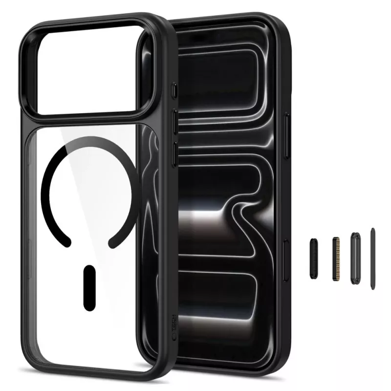 Tech-Protect Magmat Funda MagSafe para iPhone 17 Pro / 18 Pro Negro/Transparente
